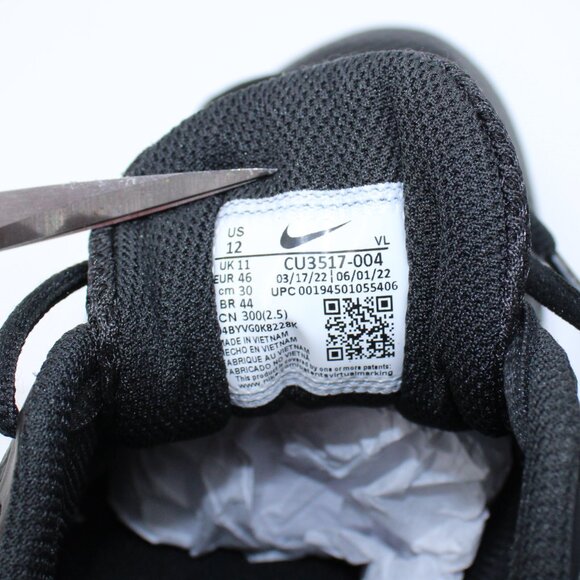 Nike Run Swift 2 Black White Size 12 NWOT - Picture 7 of 8